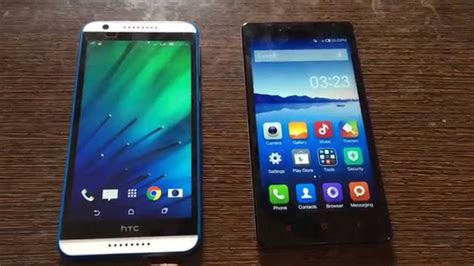 Xiaomi Redmi vs HTC Desire 820 Karşılaştırma